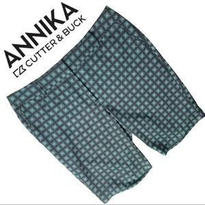 🛍️3/$40 Golf Shorts  Black Aqua Cutter & Buck Golf Shorts Size 6